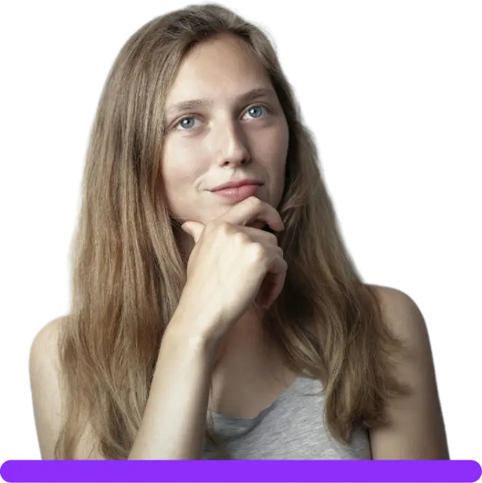 Mujer pensativa